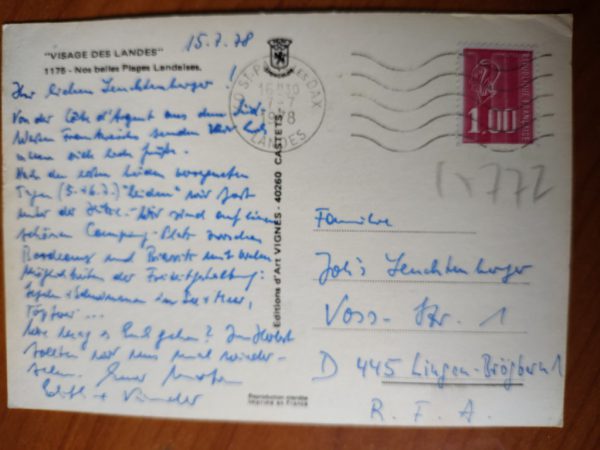Postcard Cote Aquitaine - Image 2