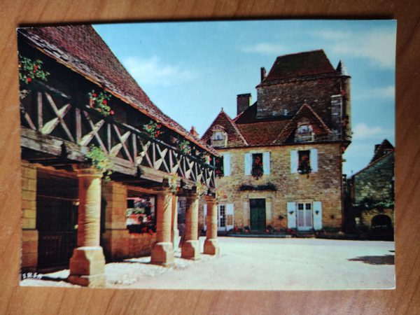 Postcard Domme Valle Dordogne
