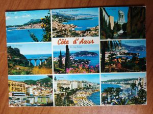 Postcard Cote de Azur