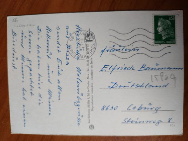 Postcard Cote de Azur - Image 2