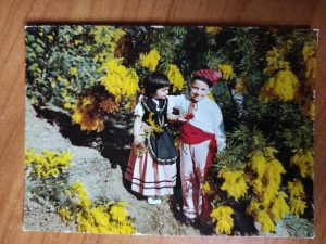 Postcard Cote de Azur Costume