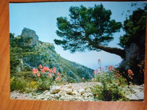 Postcard Eze Cote de Azur