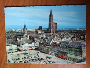 Postcard Strasbourg Cathedrale