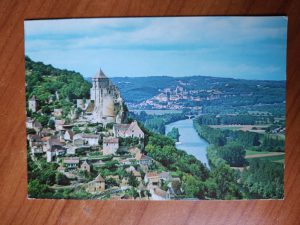 Postcard Chateau Castelnaud Dordogne
