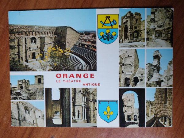 Postcard Orange Theatre