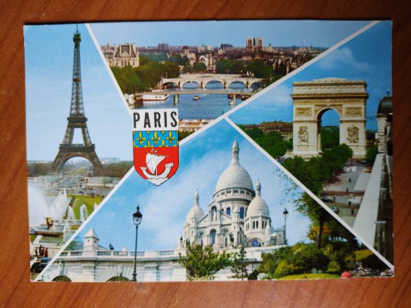 Postcard Paris 4 Pictures
