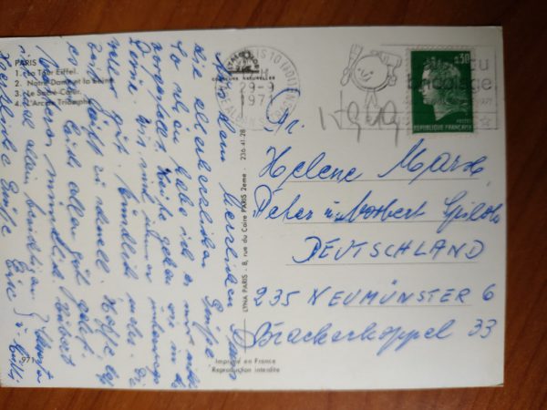 Postcard Paris 4 Pictures - Image 2
