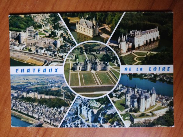 Postcard Chateaux Loire