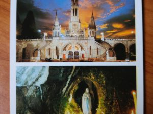 Postcard Lourdes 2 pictures