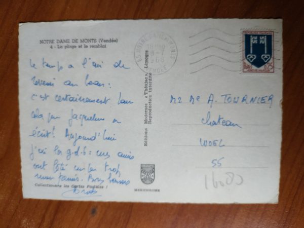 Postcard Notre Dame de Monts Vendee - Image 2