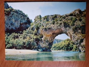 Postcard Ardeche Pont de Arc