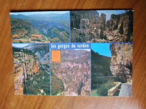 Postcard Gorges du Verdon