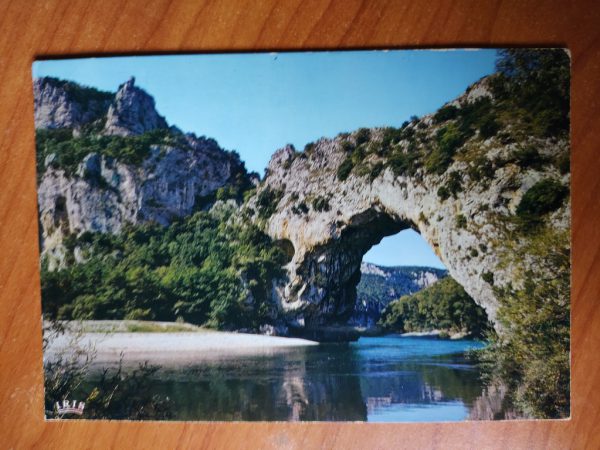 Postcard Pont de Arc Ardeche