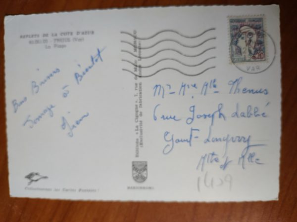 Postcard Frejus Cote de Azur - Image 2