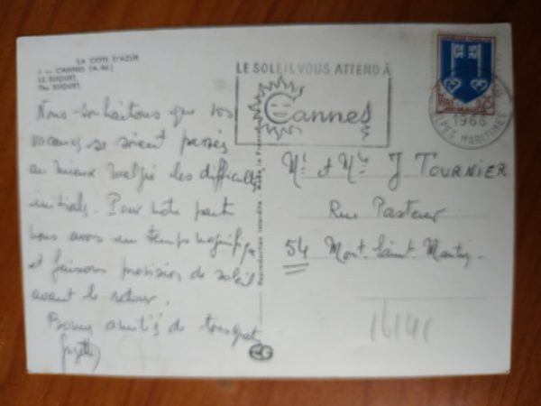 Postcard Cannes Cote de Azur - Image 2