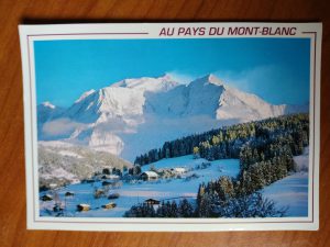 Postcard Au Pays du Mont Blanc