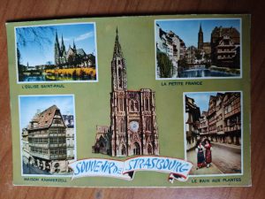 Postcard Souvenir de Strasbourg