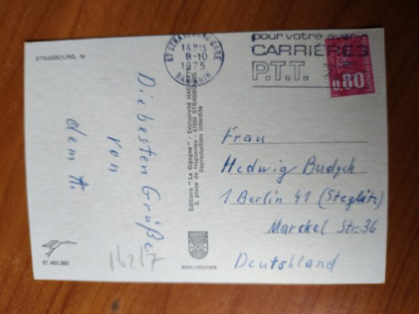 Postcard Souvenir de Strasbourg - Image 2