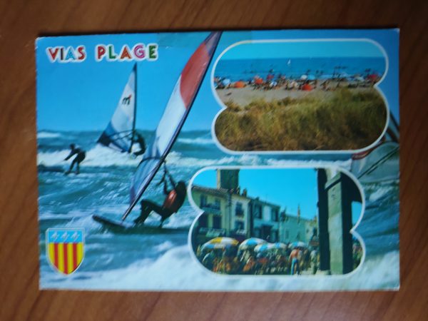 Postcard Vias Plage