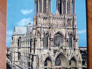 Postcard Reims Cathedrale
