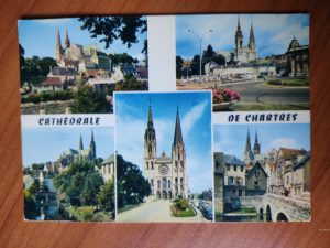 Postcard Cathedrale de Chartres