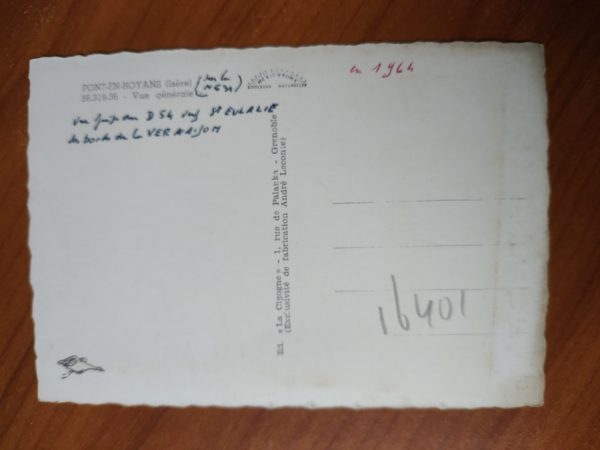 Postcard Isere Pont en Royans - Image 2