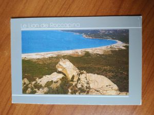 Postcard Lion de Roccapina Corse