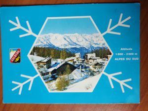 Postcard Valberg Cote de Azur Alpes