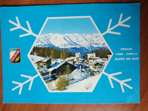 Postcard Valberg Cote de Azur Alpes