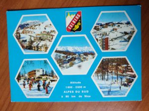 Postcard Valberg Cote de Azur Alpes