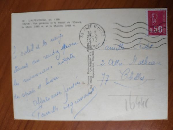 Postcard Alpe de Huez - Image 2