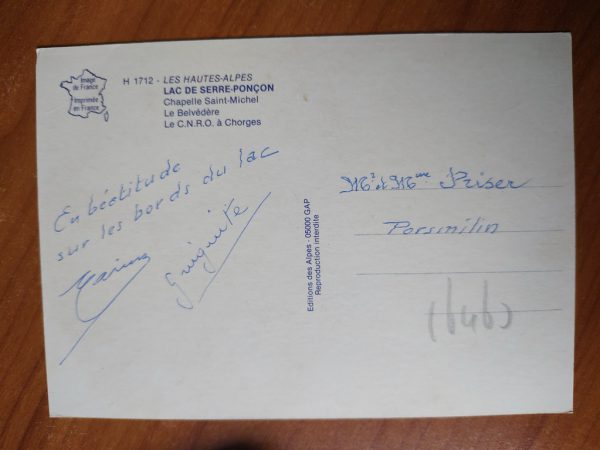 Postcard Serre Poncon - Image 2
