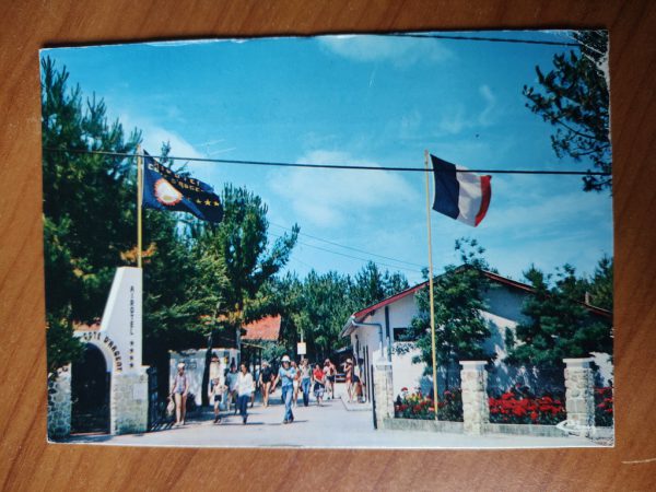 Postcard Camping Cote Argent