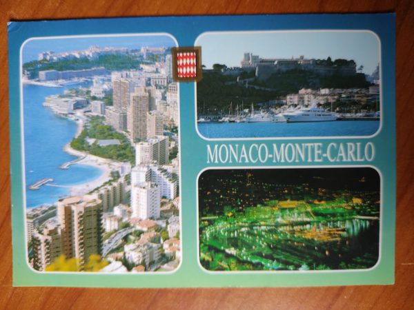 Postcard Monaco Monte Carlo