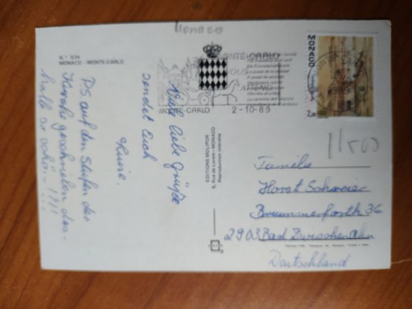 Postcard Monaco Monte Carlo - Image 2