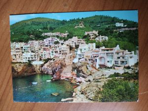 Postcard Theoule Corniche