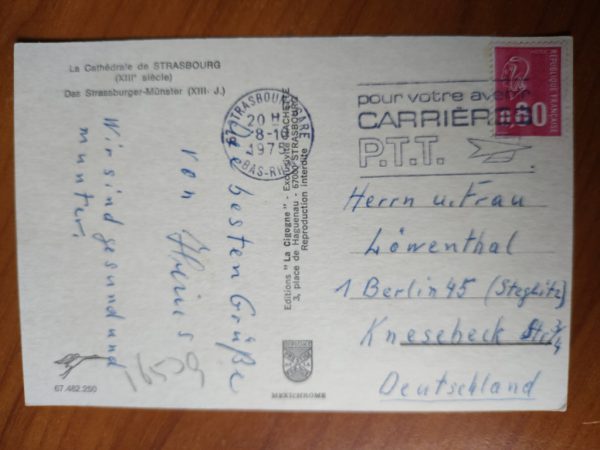 Postcard Strasbourg Cathedrale - Image 2