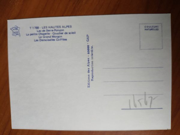 Postcard Serre Poncon - Image 2