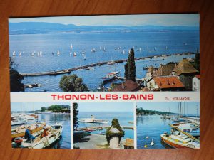 Postcard Thonon Les Bains