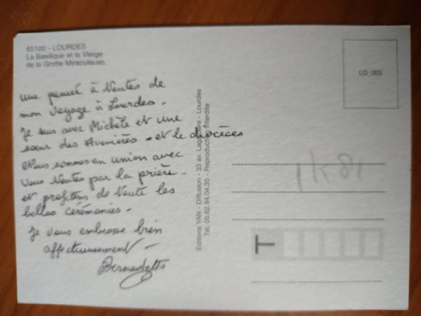 Postcard Lourdes 4 pictures - Image 2