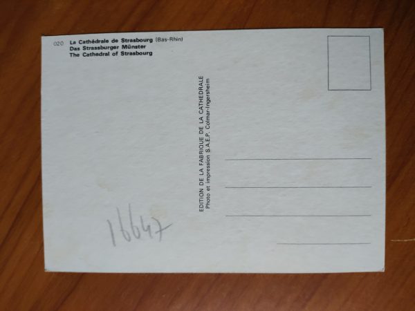 Postcard Strasbourg Cathedrale - Image 2