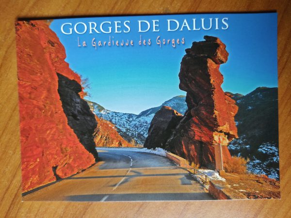 Postcard Gorges de Daluis