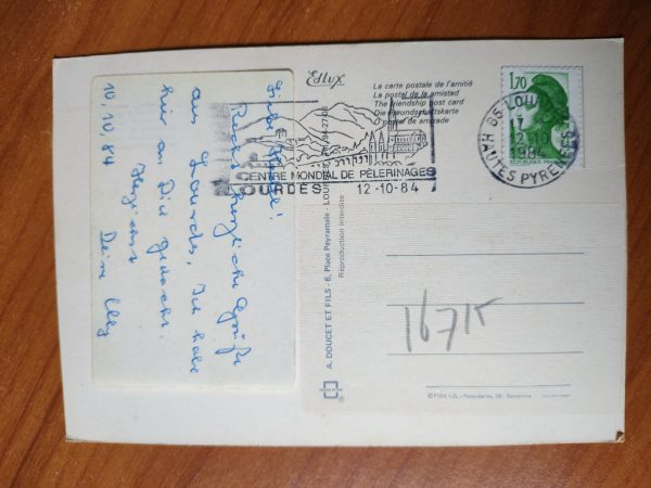 Postcard Lourdes 2 pictures - Image 2