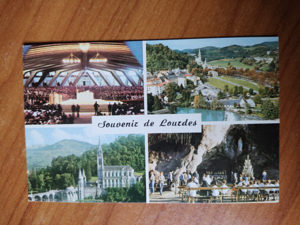 Postcard Lourdes 4 pictures