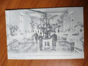 Postcard Bordeaux hospital REMAKE