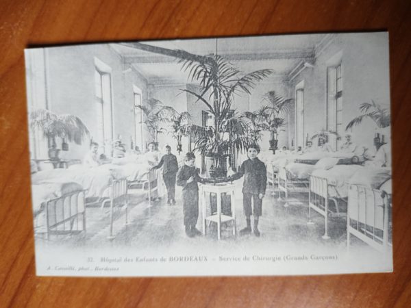 Postcard Bordeaux hospital REMAKE