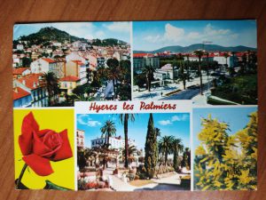 Postcard Palmiers Cote de Azur