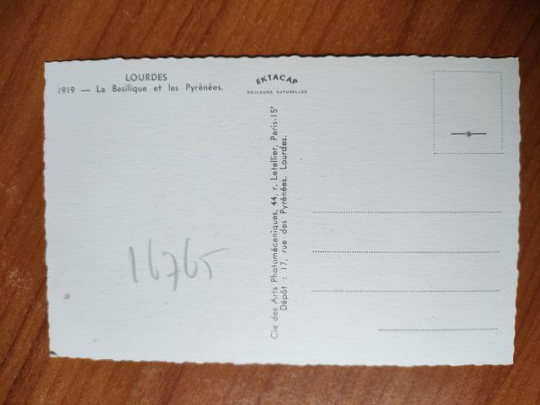 Postcard Lourdes Basilique - Image 2