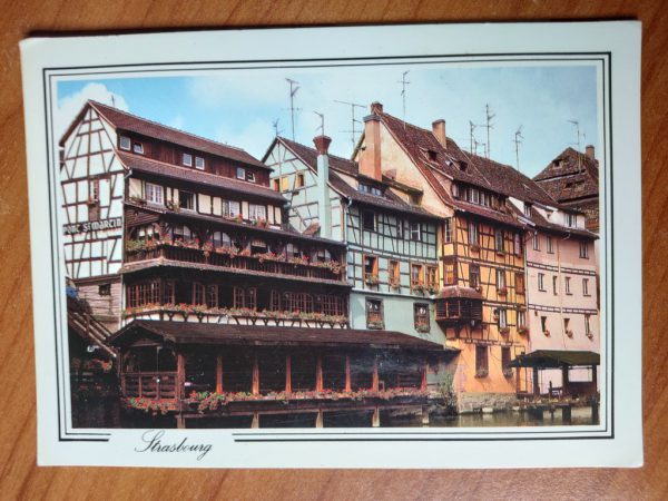 Postcard Strasbourg Pont Saint Martin