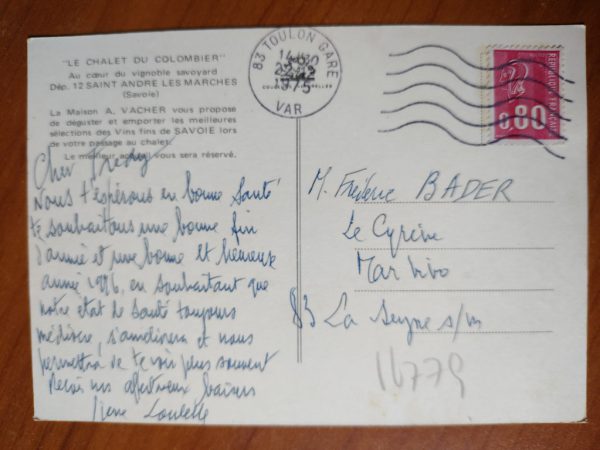 Postcard Saint Andre les Marches - Image 2